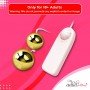 Multi Speed Golden Ben Wa Vibrating Balls Anal Vaginal BV-013