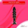 Black Beaded Glass Dildo Sex Toy GD-005