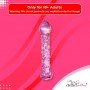 Dotted Purple Glass Dildo GD-006