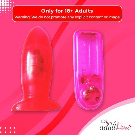 Crystal Anal Butt Plug Vibrating AD-013