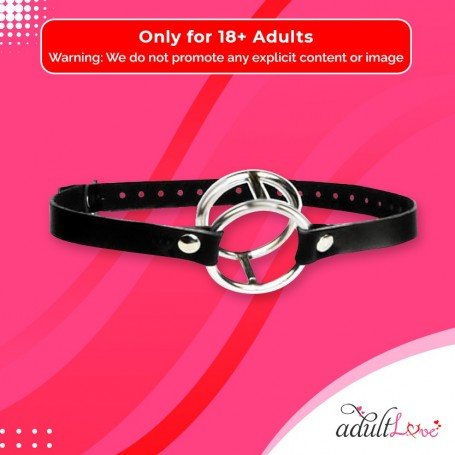 Double Metal Ring Gag for Him & Her BDSM-003