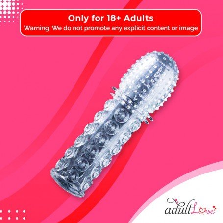 Crystal Penis Sleeve Textured Extension PES-021