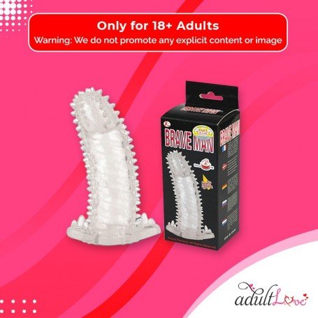 BRAVE MAN Crystal Penis Extension Sleeve PES-024