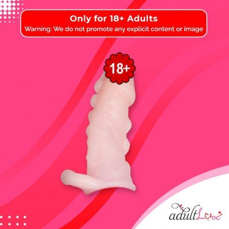 Solid Dotted Head Penis Extension Sleeve Skin Color PES-027