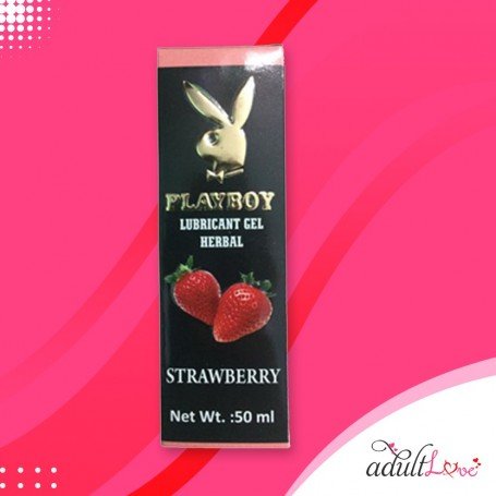 Playboy Lubricant Water Based Gel - Strawberry Flavoured CGS-034