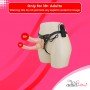 Baile Vibrating Strap-on Double Dildo with Realistic Balls SO-034