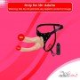 Baile Vibrating Strap-on Double Dildo with Realistic Balls SO-034